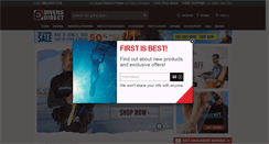 Desktop Screenshot of diversdirect.com